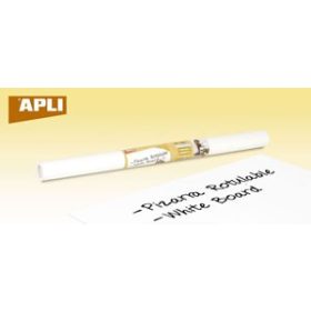 Öntapadó tábla, táblamarkerrel írható, Apli, fehér