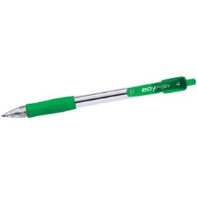 Golyóstoll Rystor Boy Pen EKO (0,7 mm), nyomógombos, zöld