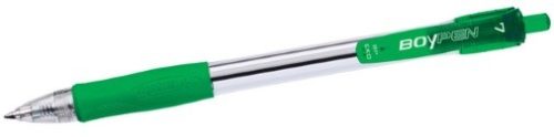 Golyóstoll Rystor Boy Pen EKO (0,7 mm), nyomógombos, zöld