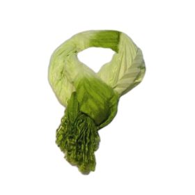   Gina női sál, harmónika, világos zöld (CO90420-3) (raktáron)