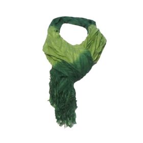 Gina női sál, harmónika, zöld (CO90420-3) (raktáron)