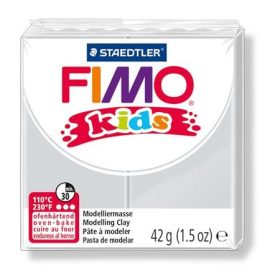   Gyurma, 42 g, égethető, Fimo Kids, világosszürke (FM803080)