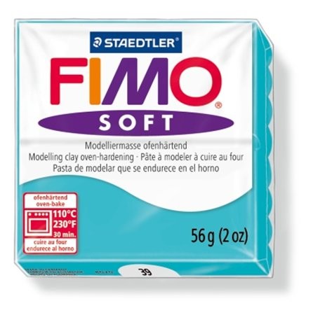 Gyurma, 56 g, égethető, Fimo Soft, borsmenta (FM802039)