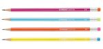  Ceruza radírral, HB, hatszögletű, Stabilo Pencil 160, narancs TEST (2160/03-HB)