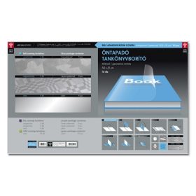   Tankönyvborító ARS UNA 50x33 cm öntapadós geometrikus 10db/csomag