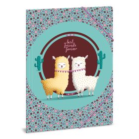 Ars Una Best friends A/4 gumis dosszié, gumis mappa