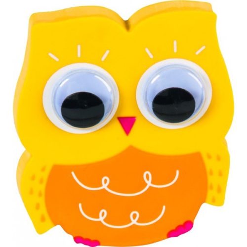 Radír Brunnen /6x6/ Bagoly mozgó szemmel 017 102735002