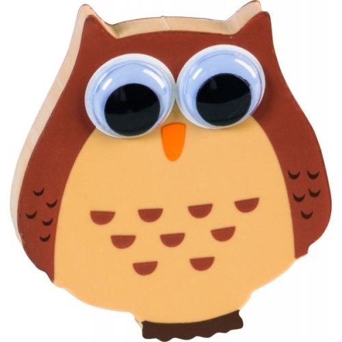 Radír Brunnen /6x6/ Bagoly mozgó szemmel 017 102735002