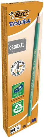 Ceruza BIC Evolution Original hajlékony 655 HB radíros
