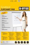 Flipchart papír Bi-Office 55g kockás 20 ív/csomag