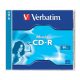 CD-R lemez, 700MB, 80min, 16x, normál tok, Verbatim Live it! (43365)