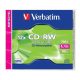 CD-RW lemez, újraírható, SERL, 700MB, 8-12x, normál tok, Verbatim (43148)