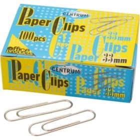 Gémkapocs Centrum 33 mm kerek 100db/doboz