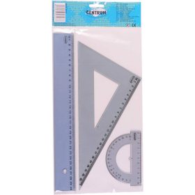 Vonalzó Centrum 3 db-os készlet