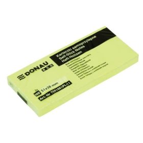   Öntapadó jegyzettömb, 38x51mm, 3x100 lap, Donau ECO , sárga