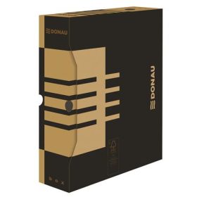 Archiváló doboz, A4, 80 mm, karton, Donau, natúr