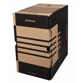 Archiváló doboz, A4, 200 mm, karton, Donau, natúr