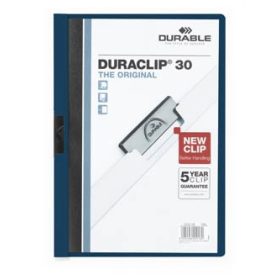 Clip-mappa Durable Duraclip 30 lapig sötétkék