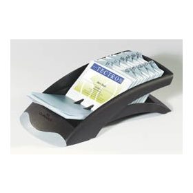   Névjegykártyatartó Durable Visifix desk asztali 200 db-os fekete