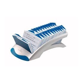   Névjegykártyatartó Durable Visifix desk asztali 200 db-os ezüst