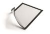 Infokeret, A4, mágneses, Durable Duraframe Magnetic, fekete (nem öntapadós) 1 db