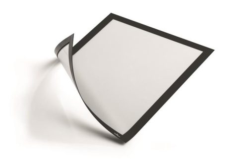 Infokeret, A4, mágneses, Durable Duraframe Magnetic, fekete (nem öntapadós) 1 db