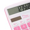 Számológép Empen asztali 2945 12 számjegyű rózsaszín-fehér