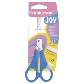 Olló ErichKrause 13,5 cm iskolai kerek bliszteres Joy