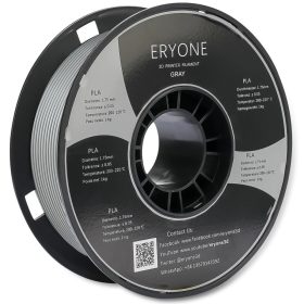   Eryone Standard PLA szürke (gray) 3D nyomtató Filament 1.75mm, 1kg/tekercs