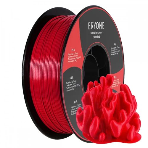 Eryone Standard PLA kína piros (china red) 3D nyomtató Filament 1.75mm, 1kg/tekercs