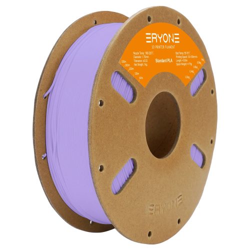 Eryone Standard PLA levendula (lavender purple) 3D nyomtató Filament 1.75mm, 1kg/tekercs