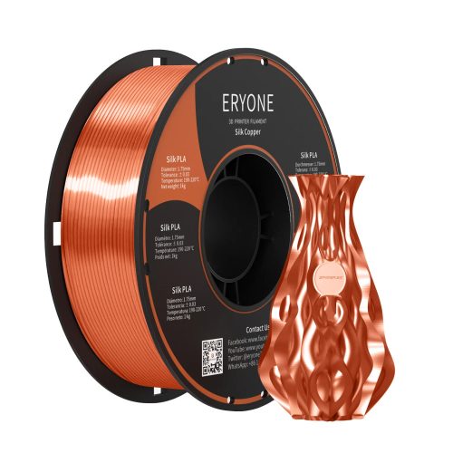 Eryone Silk PLA selyemfényű réz (silk copper) 3D nyomtató Filament 1.75mm, 1kg/tekercs