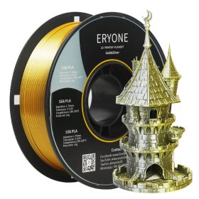   Eryone Silk PLA Dual Color selyemfényű arany és ezüst (gold & silver) 3D nyomtató Filament 1.75mm, 1kg/tekercs