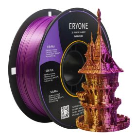   Eryone Silk PLA Dual Color selyemfényű arany és lila (gold & purple) 3D nyomtató Filament 1.75mm, 1kg/tekercs