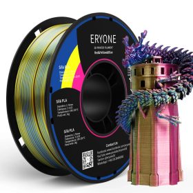   Eryone Silk PLA Triple Color selyemfényű piros, sárga és kék (red & yellow & blue) háromszínű 3D nyomtató Filament 1.75mm, 1kg/tekercs