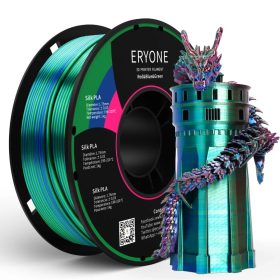   Eryone Silk PLA Triple Color selyemfényű piros, kék és zöld (red & blue & green) háromszínű 3D nyomtató Filament 1.75mm, 1kg/tekercs