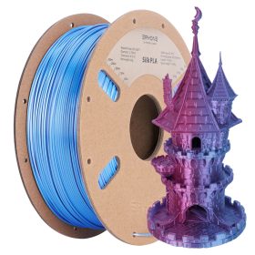   Eryone Silk PLA Dual Color selyemfényű rózsaszín és kék (rose red & blue) 3D nyomtató Filament 1.75mm, 1kg/tekercs