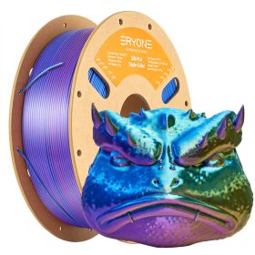   Eryone Silk PLA Triple Color selyemfényű arany, kék és lila (gold & blue & purple) háromszínű 3D nyomtató Filament 1.75mm, 1kg/tekercs