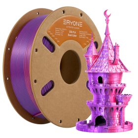   Eryone Silk PLA Dual Color selyemfényű lila és narancspiros (purple & orange) 3D nyomtató Filament 1.75mm, 1kg/tekercs