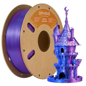   Eryone Silk PLA Dual Color selyemfényű lila és kék (purple & blue) 3D nyomtató Filament 1.75mm, 1kg/tekercs