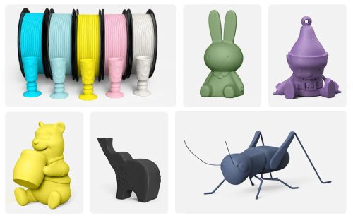 Eryone Matte PLA Dual-Color matt pink és kék (pink & blue) 3D nyomtató filament 1.75mm, 1kg/tekercs