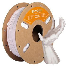   Eryone Matte PLA Dual-Color matt pink és fehér (pink & white) 3D nyomtató filament 1.75mm, 1kg/tekercs