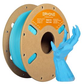   Eryone Matte PLA Dual-Color matt kék és fehér (blue & white) 3D nyomtató filament 1.75mm, 1kg/tekercs