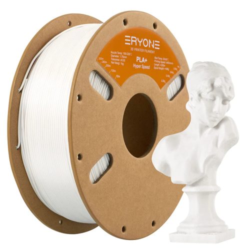 Eryone Hyper PLA+ nagysebességű elefántcsont fehér (ivory white) 3D nyomtató Filament 1.75mm, 1kg/tekercs