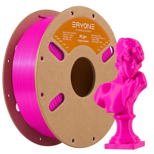 Eryone Hyper PLA+ nagysebességű magenta 3D nyomtató Filament 1.75mm, 1kg/tekercs