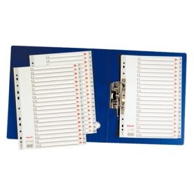 Regiszter, műanyag, A4, A-Z, Esselte, szürke (100112)