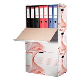   Archiváló konténer, karton, előre nyíló, iratrendezőnek, Esselte Standard, fehér (10964)