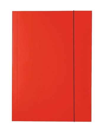 Gumis mappa, 15 mm, karton, A4, Esselte Economy, piros (13436)