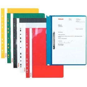   Gyorsfűző, lefűzhető, PP, A4, Esselte, fekete 10db/csomag (13588)