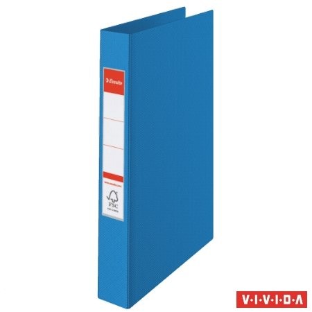 Gyűrűs könyv, 2 gyűrű, 42 mm, A4, PP/PP, Esselte Standard, Vivida kék (14452)